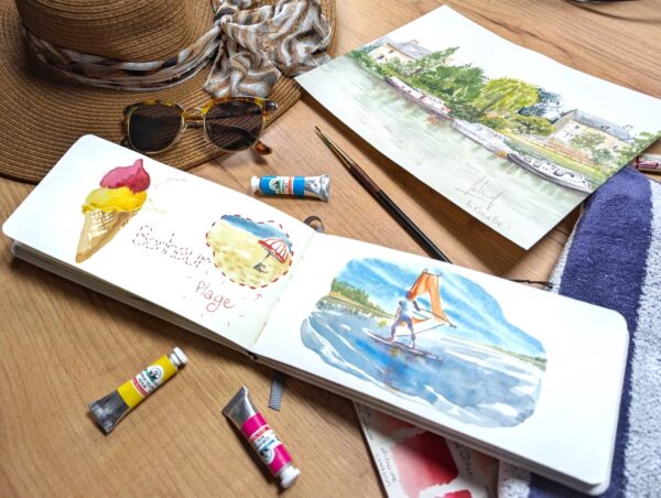 Cours l'aquarelle voyage