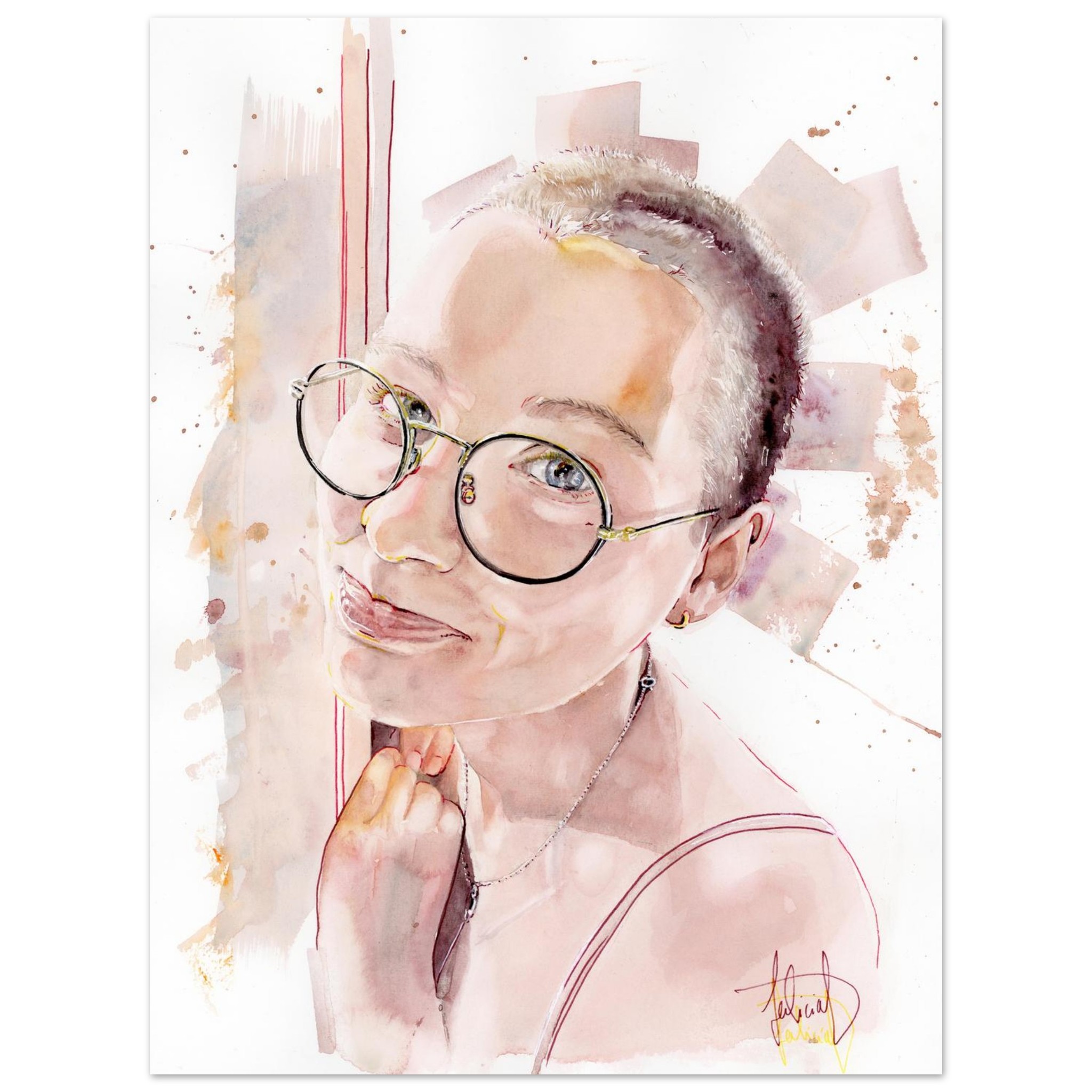 Poster Fine Art - Les Yeux de Mina - 30x40 cm