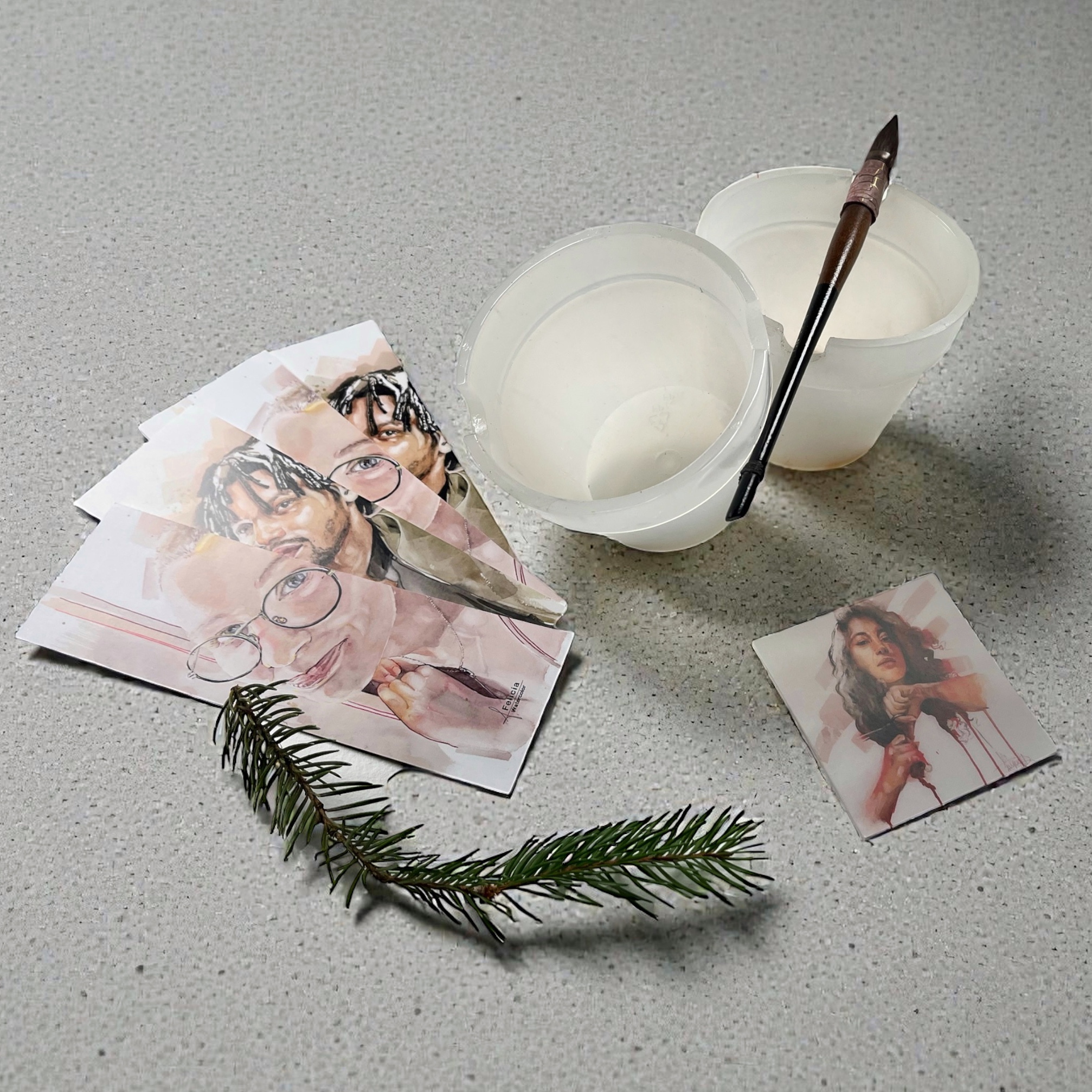 Les gobelets ergonomiques pour l'aquarelle Made in France – Image 2